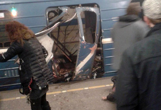 Sankt-peterburqda metroda partlayış- 10 nəfər öldü, 50 nəfər yaralandı 