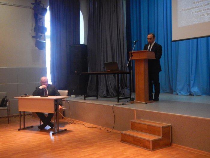 Aİİ-nin rektoru Rusiyada beynəlxalq konfransda çıxış edib