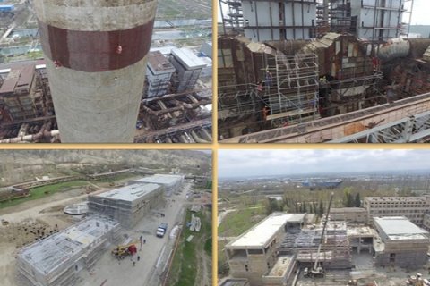 Qəza baş verən “Azərbaycan” İstilik Elektrik Stansiyası yenidən qurulur