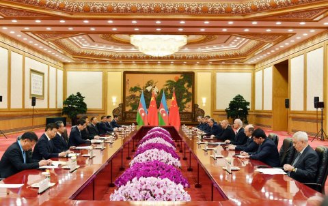 Prezident ÇİN-də: İlham Əliyev Çin lideri ilə görüşdü + ŞƏKİLLƏR