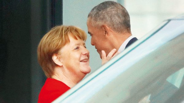 Obama və Merkelin bu görüntüsü yayıldı: Böyük sevgi... 