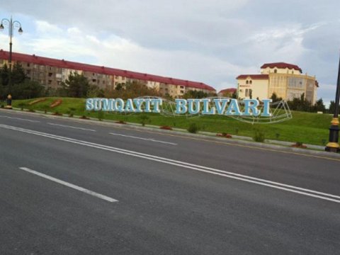 Sumqayıt Bulvarı genişləndirilir