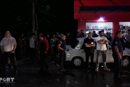 Gürcüstanda polislə yerli azərbaycanlılar arasında qarşıdurma - TUTULANLAR VAR