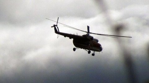 Hərbi helikopter qəzaya uğradı: beş ölü