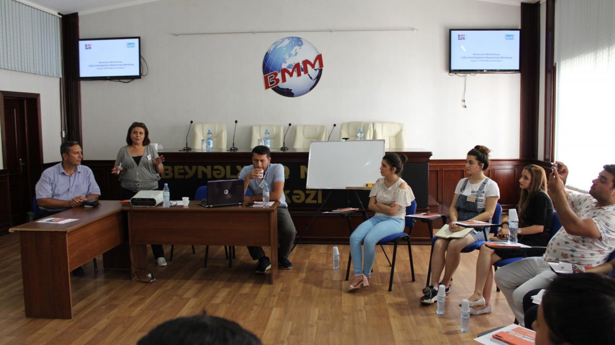 Araşdırmaçı jurnalistlər üçün seminar keçirildi - ŞƏKİL