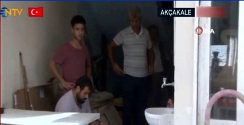 Türkiyəyə raket atıldı, mərmi jurnalistlərin qaldığı otelə düşdü - ŞƏKİLLƏR