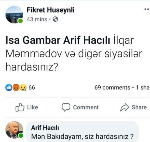 Əli Kərimlinin tərəfdarları ultimatum yaydılar: Azərbaycana Suriya perspektivi vəd olunur