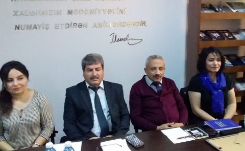 Sumqayıtda əməkdar jurnalistlə görüş keçirildi-ŞƏKİLLƏR