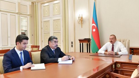 İlham Əliyev yeni icra başçılarını qəbul etdi
