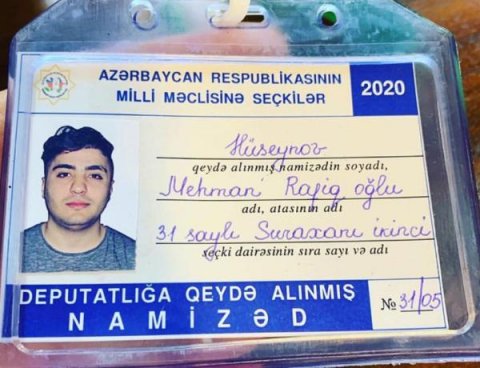 Mehman Hüseynovun deputatlığa namizədliyi qeydə alındı – ŞƏKİL