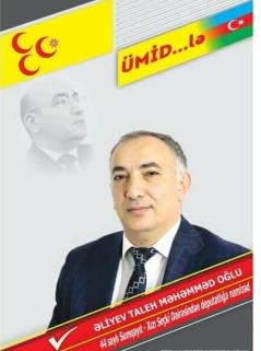 Taleh Əliyevin təbliğat-təşviqat kampaniyasına start verildi