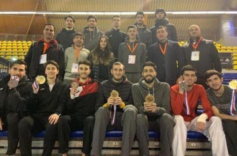Azərbaycan taekvondoçuları Niderlandda 7 medal qazandı
