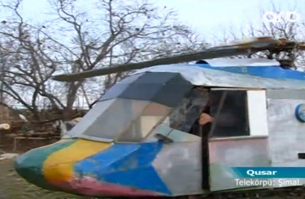 Siqaret pulunu yığıb helikopter düzəltdi 