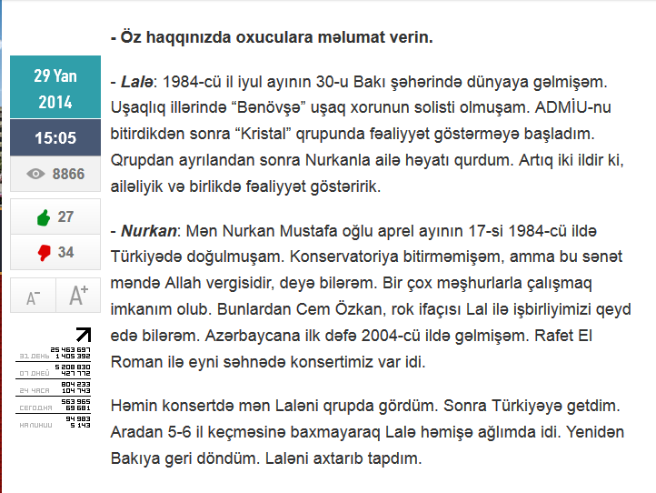 Tanınmış cütlük Azərbaycan xalqını aldadıb? -