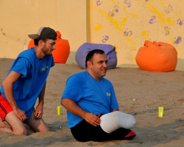 Azərbaycanda qeyri-adi voleybol 