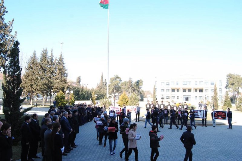 Biləsuvarda  Xocalı qurbanları ilə bağlı anım mərasimi keçirilib