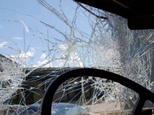 Bakıda polis qəzaya düşdü