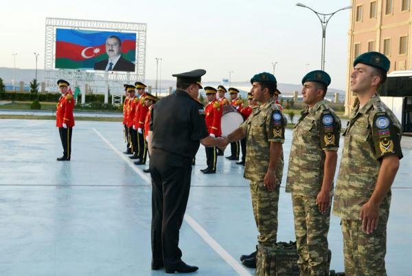 Azərbaycan sülhməramlıları Əfqanıstana yola salındı -