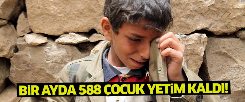 Dəhşət: Bir ayda 588 uşaq yetim qaldı