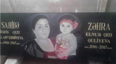 Zəhra və nənəsinin məzar daşı hazırlandı Zəhra və nənəsinin məzar daşı hazırlandı