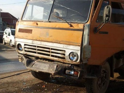 Kamaz piyadanın üstündən keçdi