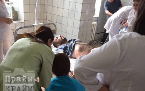 Güllələnən azərbaycanlı avtoritetin xəstəxanadan görüntüsü 