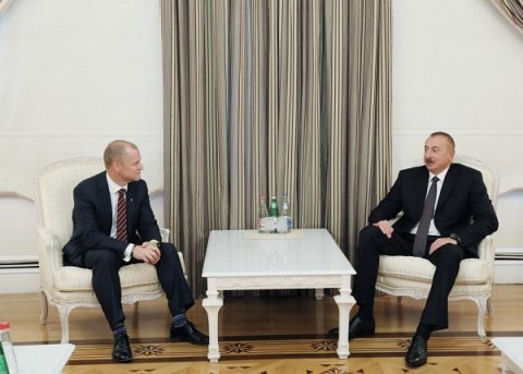 İlham Əliyev “Statoil”un vitse-prezidenti ilə görüşdü