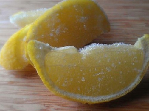 Dondurulmuş limon xərçəngdən qoruyur