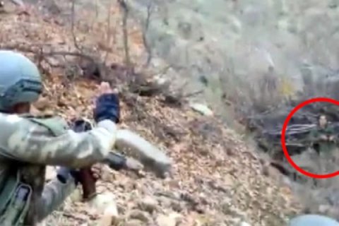 Türk əsgərindən insanlıq dərsi: PKK-nın qadın terrorçusunu ölümdən xilas etdi 