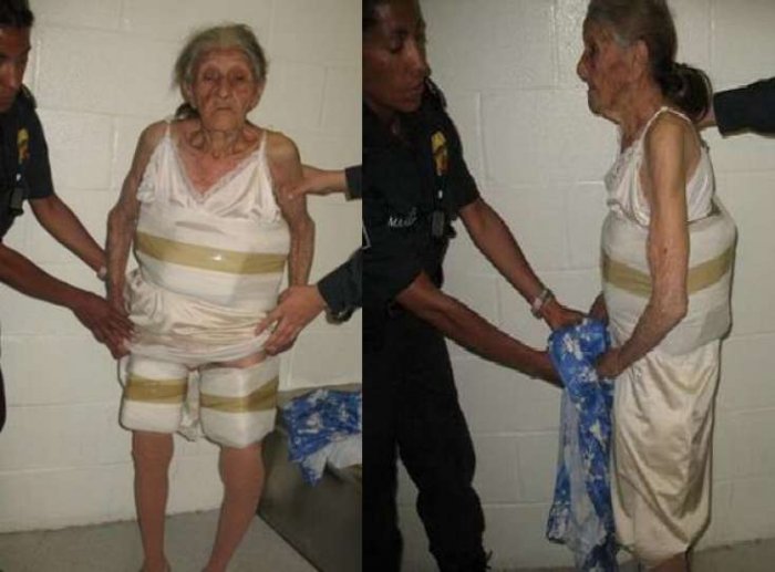 94 yaşlı qadının üzərindən çıxanlar polisi şoka saldı