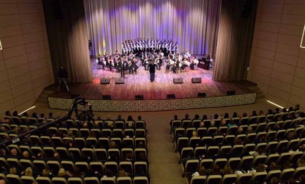 Sumqayıtda Xalq Çalğı Alətləri Orkestri və Xor kollektivinin təqdimatı keçirilib