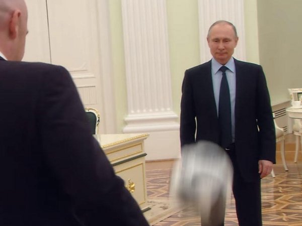 Putin, Ronaldo, Maradona top çiləyir - VİDEO