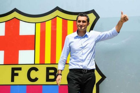 "Barselona" Valverde ilə müqavilə yeniləyir "Barselona" Valverde ilə müqavilə yeniləyir
