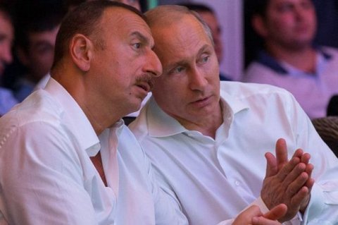 İlham Əliyev və Putin cüdo yarışlarını izləyir - FOTOLAR