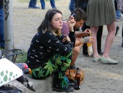 Tbilisidə marixuana festivalının təşkilatçısı saxlanıldı - FOTO