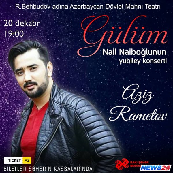 "Hər il ad günümdə konsert...Gülüm üçün"