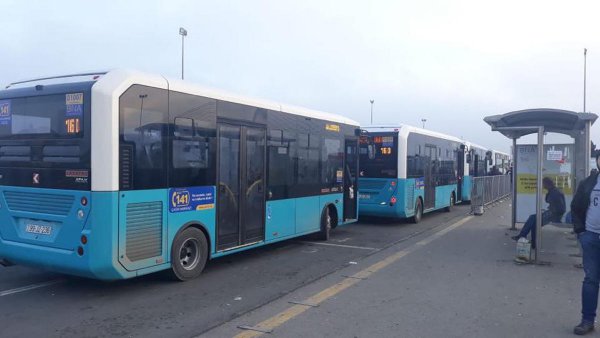 Yeni gətirilən avtobuslar xəttə buraxıldı - FOTO