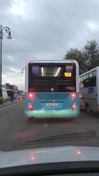 Yeni gətirilən avtobuslar xəttə buraxıldı - FOTO