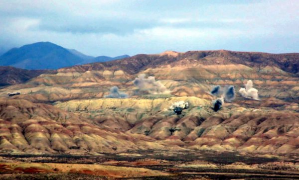 Naxçıvanda döyüş hazırlığı: Raketlərdən atəş açıldı — FOTO