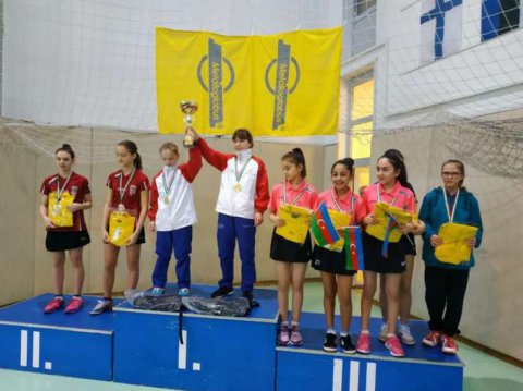 Stolüstü tennisçilərimiz beynəlxalq turnirdə iki medal qazanıblar - FOTOLAR