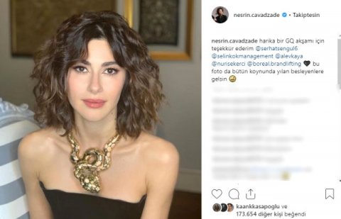 Azərbaycanlı aktrisanın 800 min manatlıq boyunbağısı gündəm oldu - ŞƏKİLLƏR