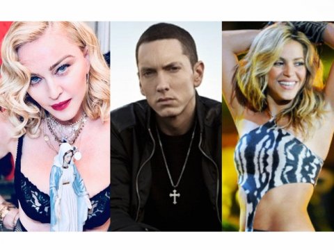 Madonna, Eminem, Şakira... - "Ginnesin rekordlar kitabı"na düşən 14 məşhur