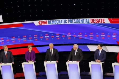 ABŞ prezidentliyinə demokrat namizədlər debat keçirib 