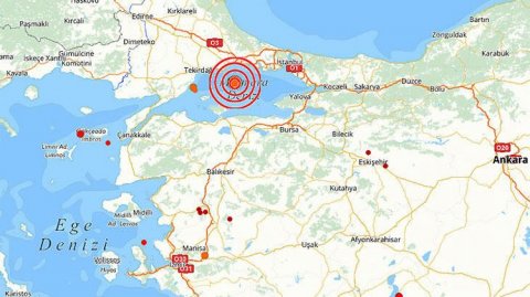 İstanbulda güclü zəlzələ oldu 