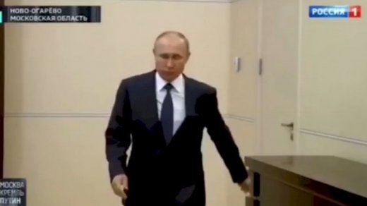 Putin Qarabağ bəyanatını belə imzalayıb - Video