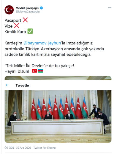 Azərbaycan və Türkiyə arasında pasport rejimi ləğv edilir - ŞƏKİL