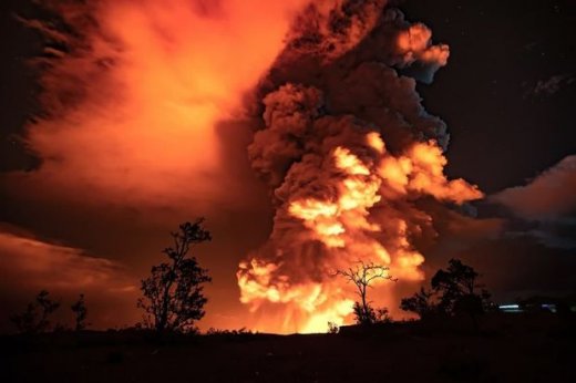 Dünyanın ən fəal vulkanlarından biri oyanıb