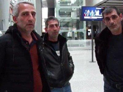 Rusiyadan qovulan ermənilər aeroportda gecələyirlər - ŞƏKİL