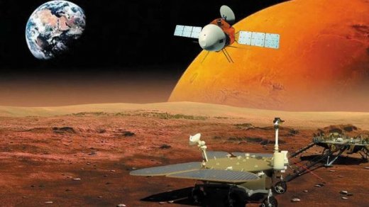 Çinin kəşfiyyat cihazından Marsın ilk görüntüsü - ŞƏKİL