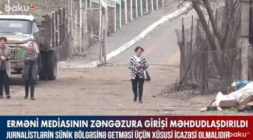 Erməni mediasının Zəngəzura girişi məhdudlaşdırılıb - VİDEO